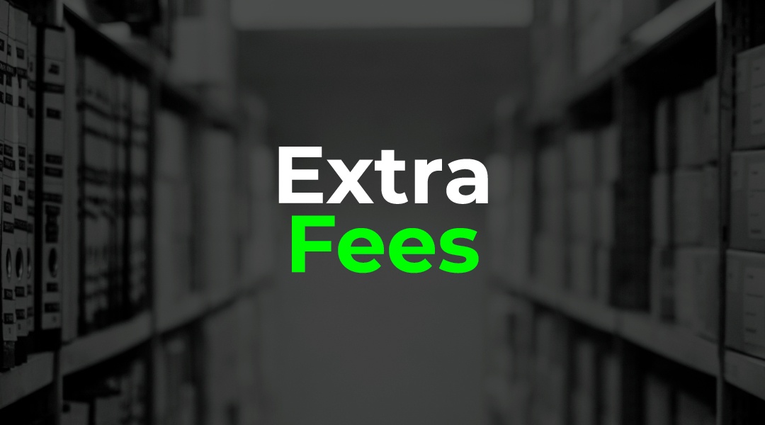Extra Fees For Shipments
